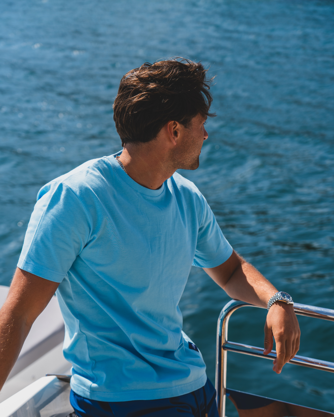 Relaxed T-Shirt Ice Blue