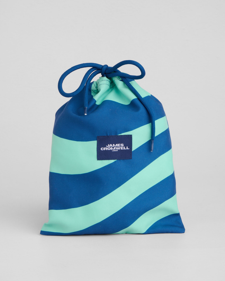 Mint Waves Mid-Length Swim Shorts