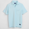  Towelling Polo Ice Blue