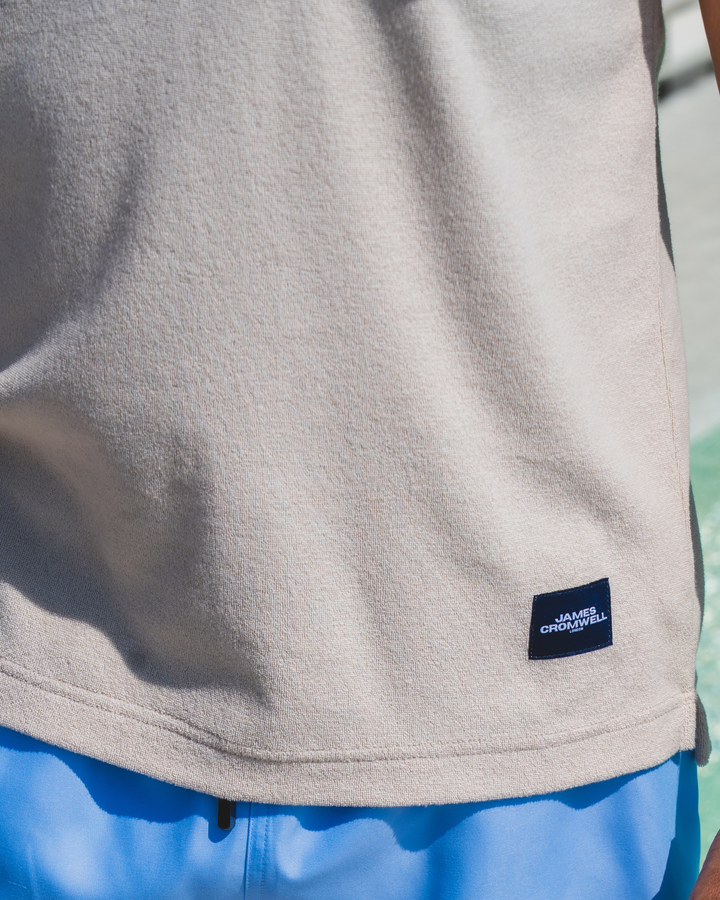Towelling Polo Sand