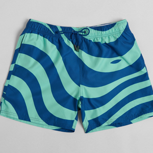 Mint Waves Swim Shorts