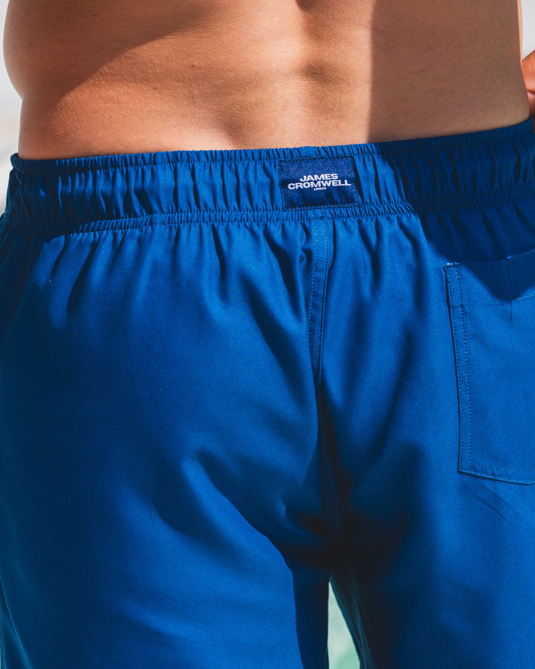Dark Azure OG Mid-Length Swim Shorts