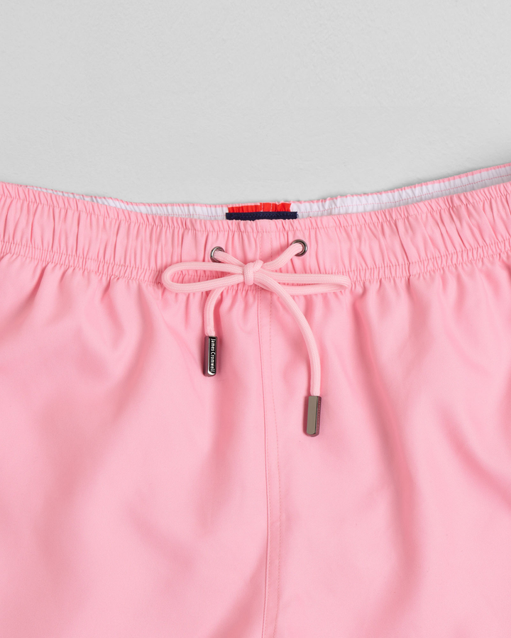 Pastel Pink OG Mid-Length Swim Shorts