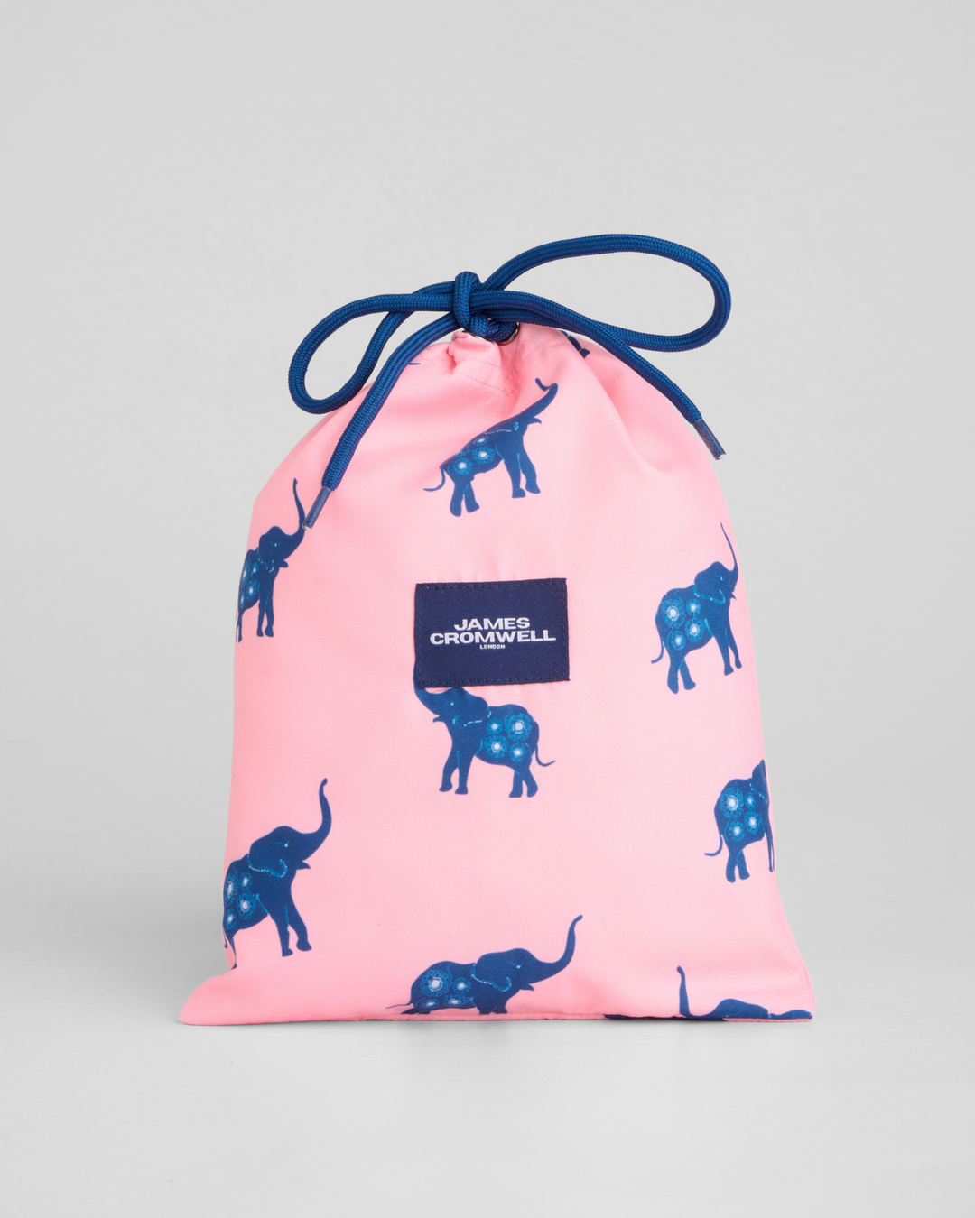 Dark Azure Elephant Mid-Length Swim Shorts