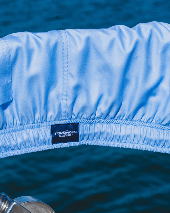 Ice Blue OG Mid-Length Swim Shorts