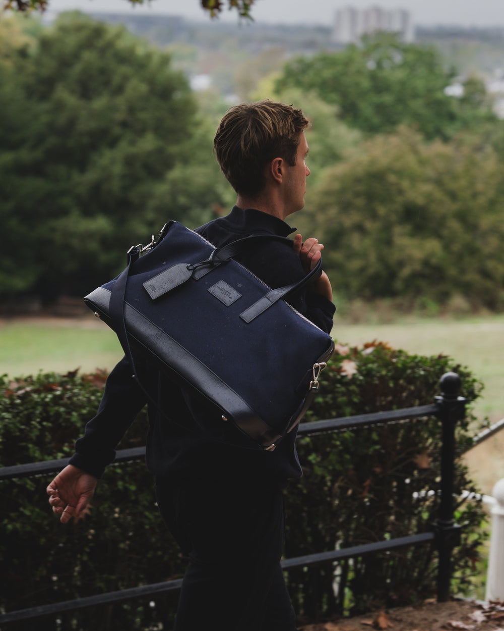 JC Weekender Deep Navy & Accessories