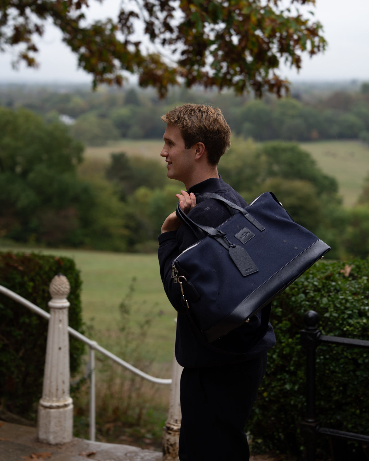 JC Weekender Deep Navy & Accessories