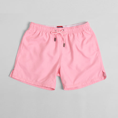 Pastel Pink OG Mid-Length Swim Shorts