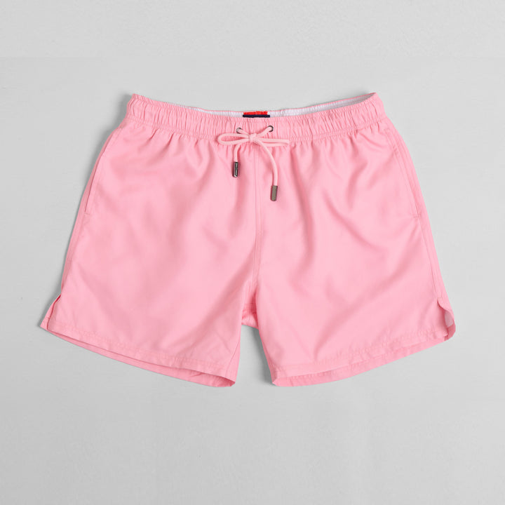 Pastel Pink OG Mid-Length Swim Shorts