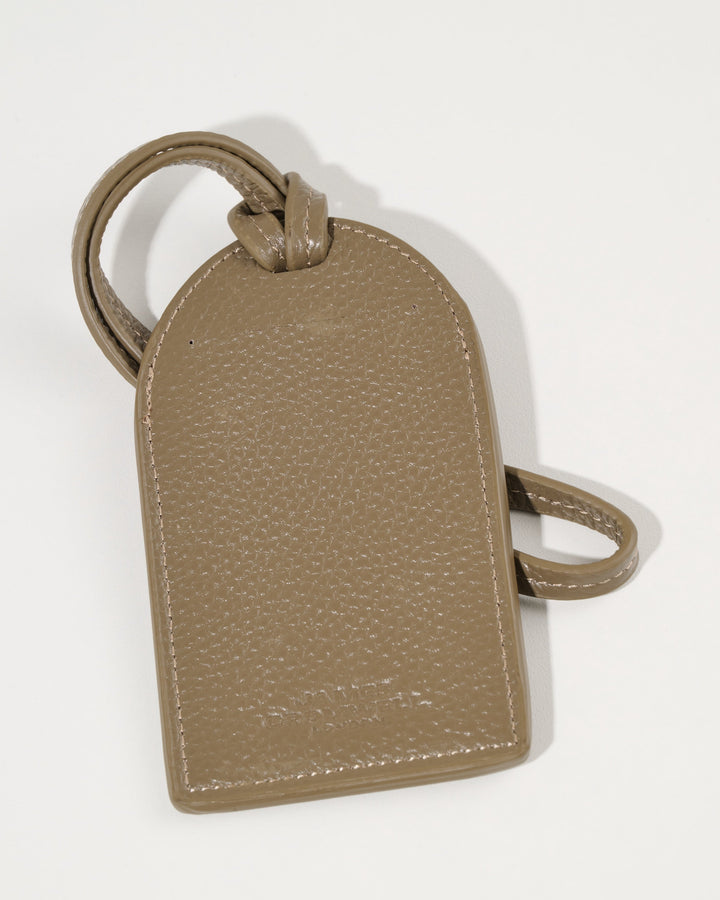 JC Luggage Tag Olive Green