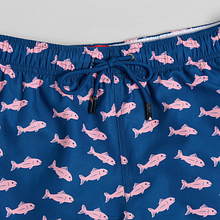 Pink Bold Fish Swim Shorts